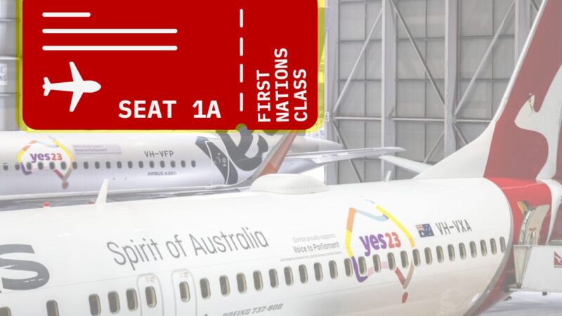 QANTAS Unveils Yes 23 Livery and “First Nations Class” seating at front of the plane