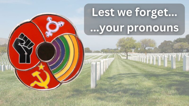 RSL’s Creates Outrage with the All-Inclusive Poppy Lapel Pin